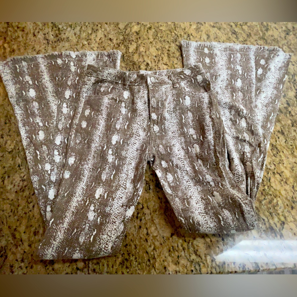 Snake Printed jeans